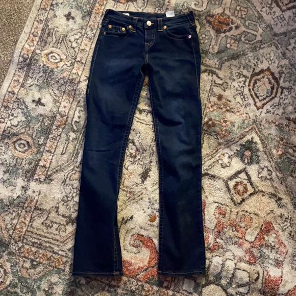 True Religion Billie Curvy Straight women’s jeans size 28 - Picture 1 of 5